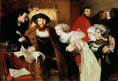 Christian II Signing the Death Warrant of Torben Oxe by Hjalmer Eilif Emanuel Peterssen